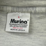 Bastille Day Eight-K Murina Single Stitch T-Shirt - Large Grey Cotton