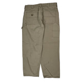 Wrangler Carpenter Trousers - 34W 30L Beige Cotton