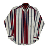 Tommy Hilfiger Striped Shirt - Small Blue Cotton