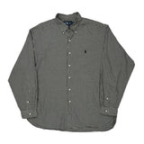 Ralph Lauren Checked Shirt - XL Black & White Cotton