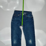 501 Levis Jeans - 29W 30L Dark Wash Cotton