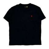 Polo By Ralph Lauren T-Shirt - XL Black Cotton