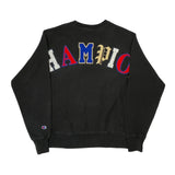 Reverse Weave Champion Spellout Sweatshirt - Medium Gold Cotton