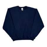 Blank Russell Athletic Sweatshirt - Medium Navy Cotton