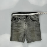 True Religion Denim Shorts - 24W US 0 Gray Cotton