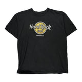 Nashville Hard Rock Cafe Graphic T-Shirt - XL Black Cotton