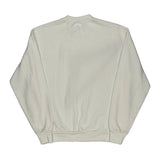 Fruit Of The Loom Sweatshirt - Medium Cream Cotton Blend