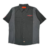 Johnson'S Electric Dickies Short Sleeve Shirt - XL Black Polyester Blend