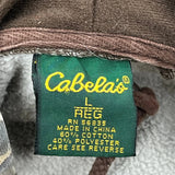 Cabelas Camo Hoodie - Large Camo Cotton Blend