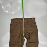 Dickies Carpenter Pants - 36W 30L Brown Cotton