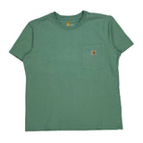 Original Fit Carhartt T-Shirt - Large Green Cotton