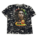 Bob Marley The Roxx Tie-Dye T-Shirt - 2XL Black Cotton