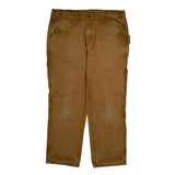 Wrangler Carpenter Pants - 38W 30L Brown Cotton