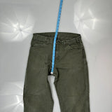 Dickies Carpenter Pants - 31W 32L Green Cotton