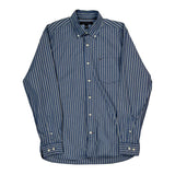 Tommy Hilfiger Striped Shirt - Small Blue Cotton