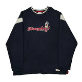 Disneyland 55 Disney Graphic Long Sleeve T-Shirt - 2XL Navy Cotton
