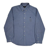Ralph Lauren Checked Shirt - XL Blue Cotton