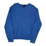 Polo By Ralph Lauren Sweater - XL Blue Cotton