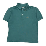 Age 12 Lacoste Polo Shirt - Medium Green Cotton