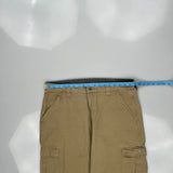 Wrangler Cargo Trousers - 36W 32L Khaki Cotton
