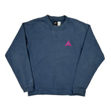 Nike Acg Sweatshirt - Medium Blue Cotton