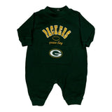 Age 3-6 Months Green Bay Packers Nfl Football Overalls - 2XS Green Cotton