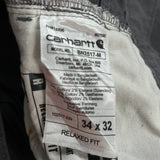 Carhartt Pants - 34W 32L Gray Cotton