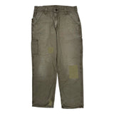 Carhartt Double Knee Carpenter Pants - 36W 32L Gray Cotton