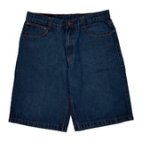 Imperious Denim Shorts - 35W 14L Blue Cotton Blend