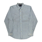 Tommy Hilfiger Checked Shirt - Medium Blue Cotton