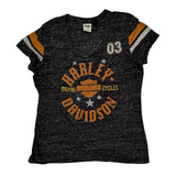 Harley Davidson Graphic T-Shirt - XL Gray Polyester Blend