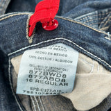 Wrangler Carpenter Jeans - 26W UK 6 Dark Wash Cotton