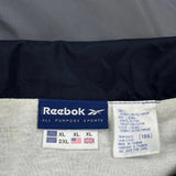 All Purpose Sports Reebok Windbreaker - XL Grey Nylon