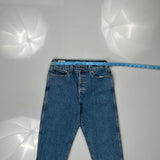 501 Levis Jeans - 26W US 2 Blue Cotton