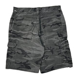 American Eagle Camo Cargo Shorts - 31W 11L Gray Cotton