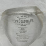 Vintage Ecko Unltd Graphic T-Shirt - Large White Cotton
