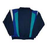 Adidas Striped Track Jacket - Large Green Cotton