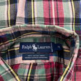 Ralph Lauren Checked Shirt - Medium Multicoloured Cotton