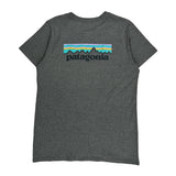 Responsibili-Tee Patagonia T-Shirt - Large Gray Cotton Blend