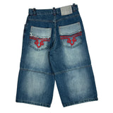 Southpole Baggy Denim Shorts - 28W 17L Blue Cotton