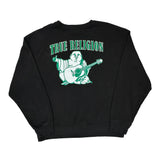 True Religion Graphic Long Sleeve T-Shirt - XL Black Cotton