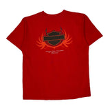 Playa Del Carmen Harley Davidson Graphic T-Shirt - Large Red Cotton