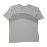 Lacoste Striped T-Shirt - Large White Cotton