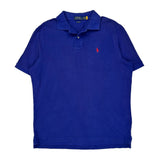 Polo By Ralph Lauren Polo Shirt - Large Blue Cotton