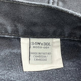 Dakota Grizzly Cargo Pants - 34W 30L Black Cotton