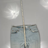 Made In USA Levis 550 Jeans - 33W UK 16 Light Wash Cotton