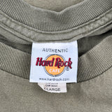 Cayman Islands Hard Rock Cafe Graphic T-Shirt - XL Green Cotton