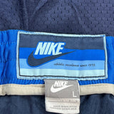 Nike Sport Shorts - Large Navy Polyester
