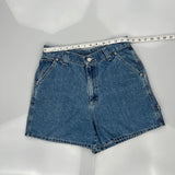Lee Denim Shorts - 31W UK 12 Blue Denim