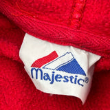 Red Sox Majestic Mlb Hoodie - Large Red Cotton